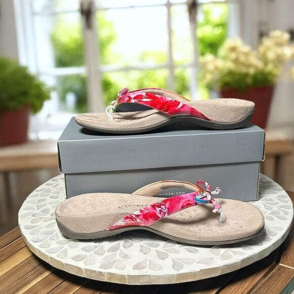 Vionic Cassie Orthotic Slip-On Sandals Arch Support Flip Flop Comfort Women’s 7 - Picture 5 of 9